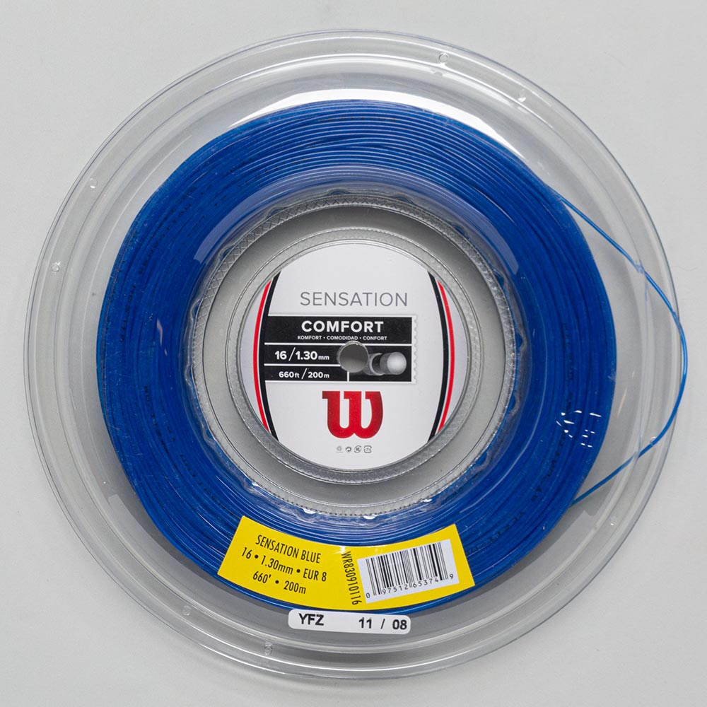 Wilson Sensation Blue 16 Tennis String - Reel