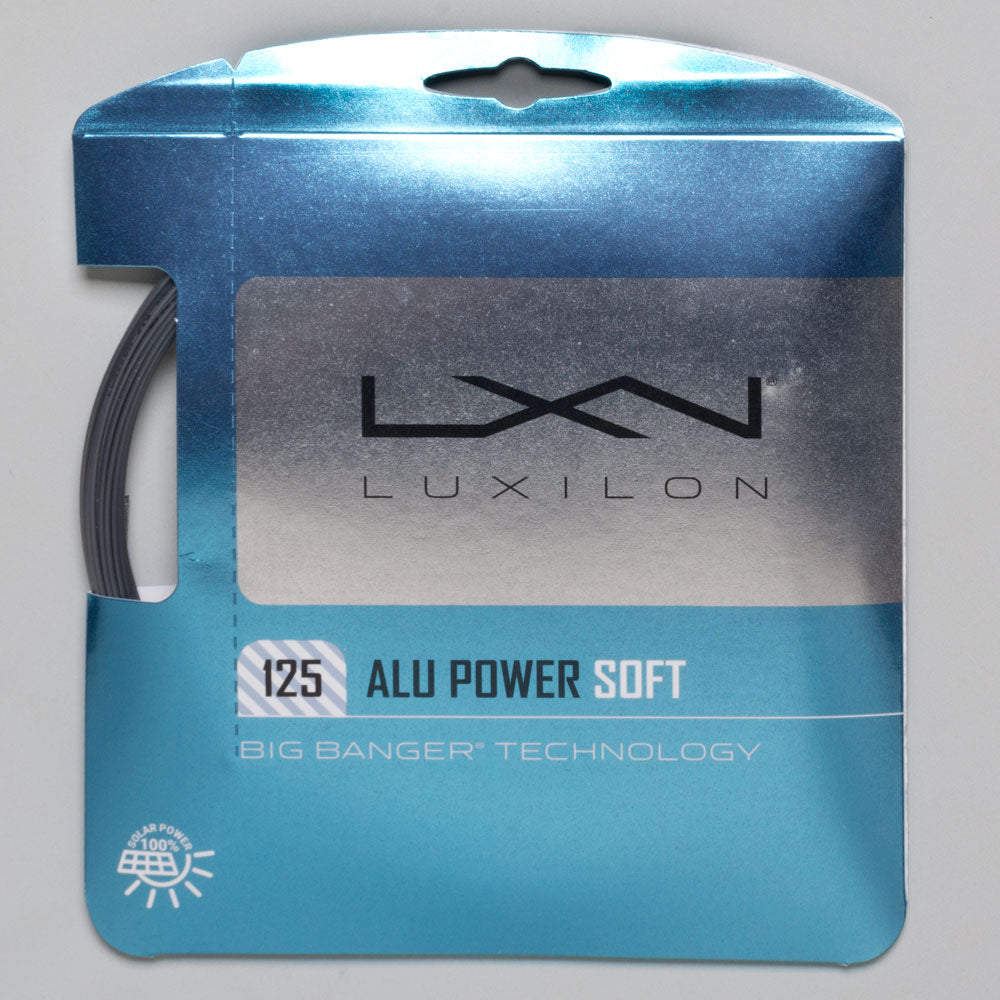 Monofilamento Tennis Corda Da Tennis Wilson Luxilon Alu Power Soft 1,25mm - 12,2m Per Potenza E Comfort Corda 1.25 Mm