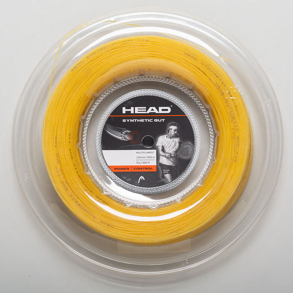 Multifilament Synthetic Gut Tennis String – Tagged Length_660 Foot Reel –  Holabird Sports