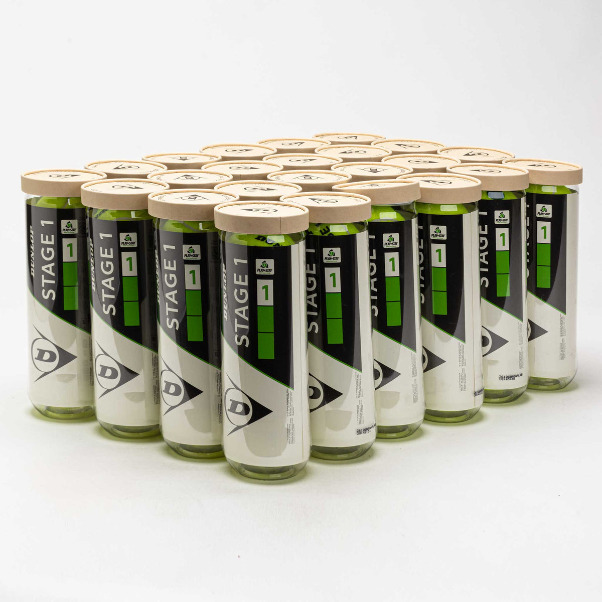 Dunlop Stage 1 Green Training Ball 24 Cans
