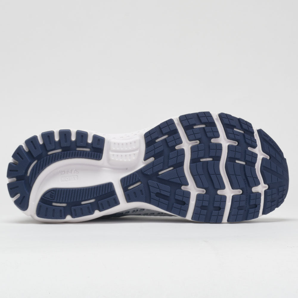 Brooks Ghost 13 Men's White/Gray/Deep Cobalt