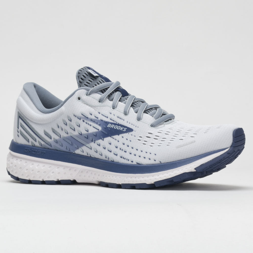 Brooks Ghost 13 Men's White/Gray/Deep Cobalt