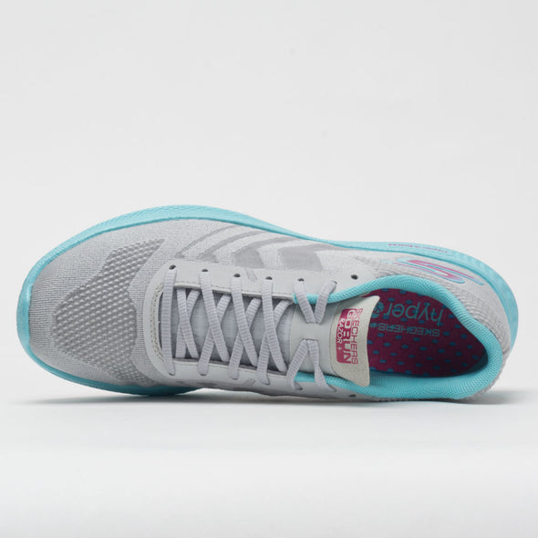 Skechers GOrun Razor+ Women's Gray/Aqua/Hot Pink