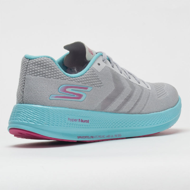 Skechers GOrun Razor+ Women's Gray/Aqua/Hot Pink