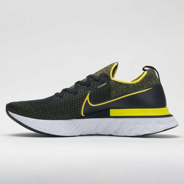 Nike React Infinity Run Flyknit Men's Black/Sonic Yellow