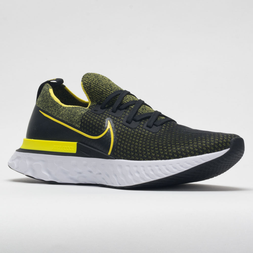 metal Nedsænkning Hospital Nike React Infinity Run Flyknit Men's Black/Sonic Yellow – Holabird Sports