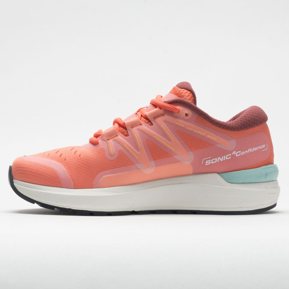 Salomon Women's Sonic 4 Confidence Running Shoes Persimon/White