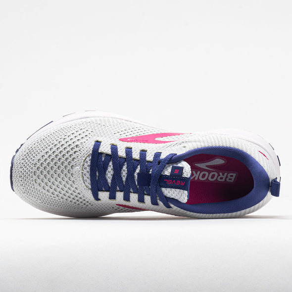 Brooks Revel 5 Women's White/Navy/Pink