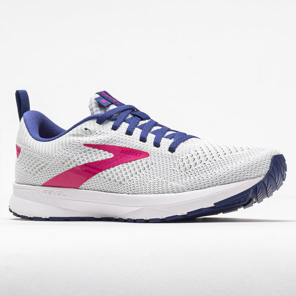 Brooks Revel 5 Women's White/Navy/Pink