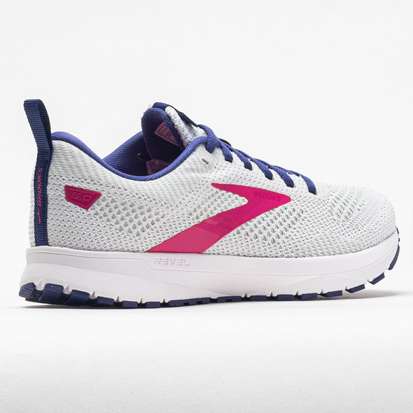 Brooks Revel 5 Women's White/Navy/Pink