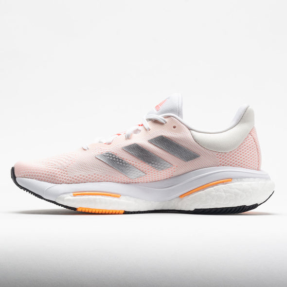 adidas Solarglide 5 Women's White/Silver Metallic/Light Flash Orange