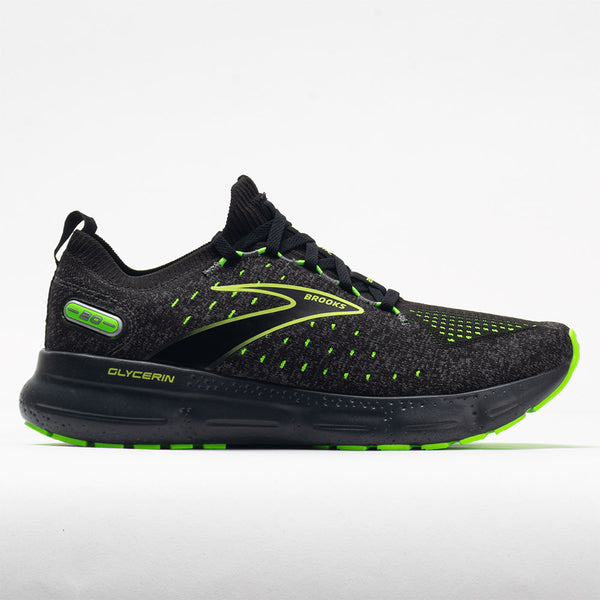 Brooks Glycerin StealthFit 20 Men's Black/Peral/Green Gecko