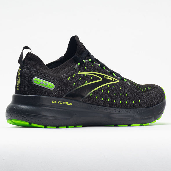 Brooks Glycerin Stealthfit 20 Men's Black/Peral/Green Gecko