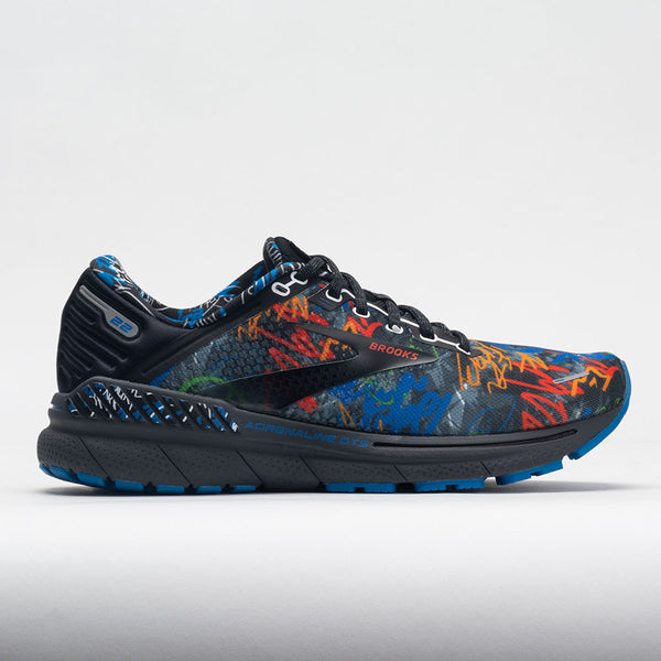 Brooks Adrenaline GTS 22 Men's Tag Pack Black/Blue/Cherry Tomato