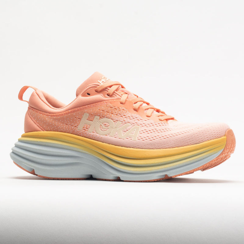 HOKA Bondi 8 Women's Shell Coral/Peach Parfait