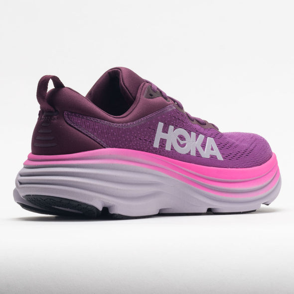 HOKA Bondi 8 Women's Beautyberry/Grape Wine – Holabird Sports