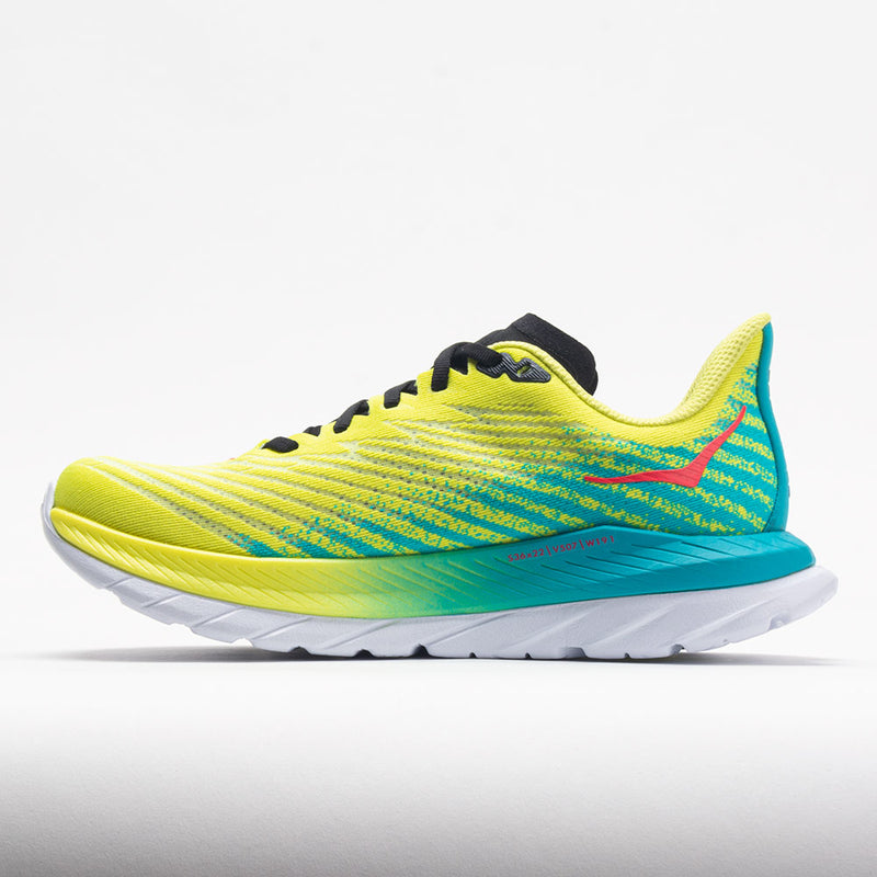 HOKA Mach 5 Women's Evening Primrose/Scuba Blue – Holabird Sports