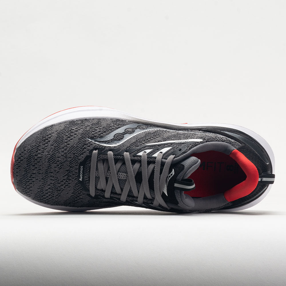 Saucony bullet charcoal red hotsell