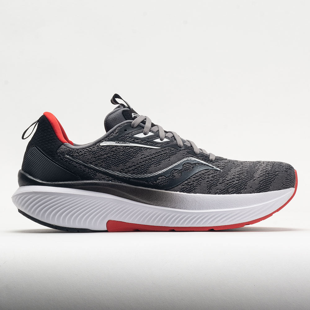 Saucony Echelon 9 Men's Charcoal/Red Sky