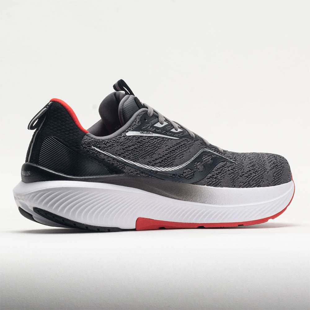 Saucony Echelon 9 Men's Charcoal/Red Sky