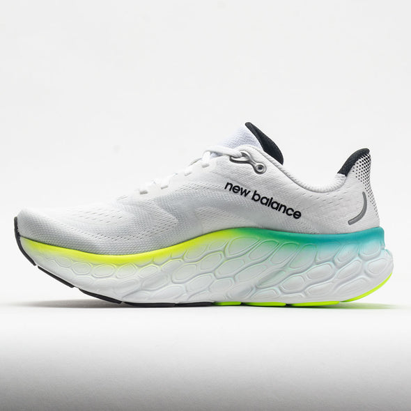 New Balance Fresh Foam X More v4 Men's White/Electric Teal