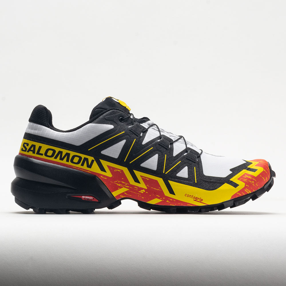 Salomon Speedcross 6 Men's White/Black/Empire Yellow Holabird Sports