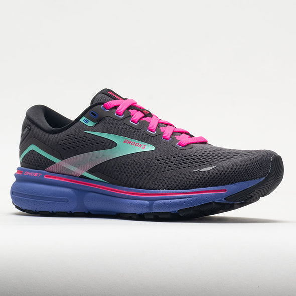 Brooks Ghost 15 Women's Black/Blue/Aruba – Holabird Sports