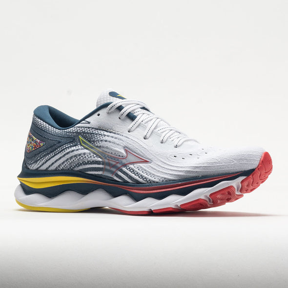 Mizuno Wave Sky 6 Women's White/Hibiscus