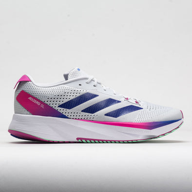 adidas adizero SL Men's White/Lucid Blue/Lucid Fuchsia