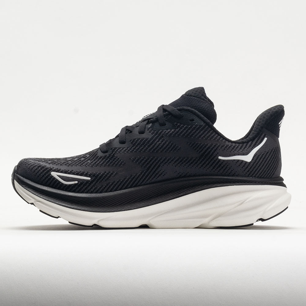 HOKA Clifton 9 Women's Black/White – Holabird Sports