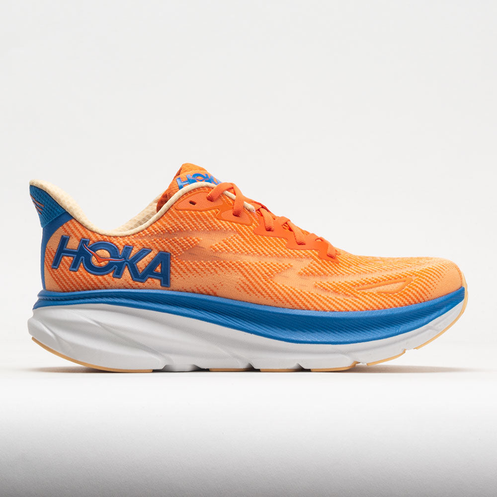 HOKA Clifton 9 Men's Vibrant Orange/Impala – Holabird Sports