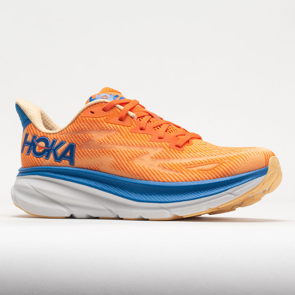 HOKA Clifton 9 Men's Vibrant Orange/Impala – Holabird Sports
