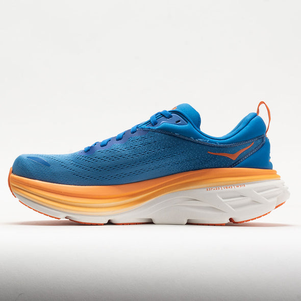 HOKA Bondi 8 Men's Coastal Sky/Vibrant Orange – Holabird Sports