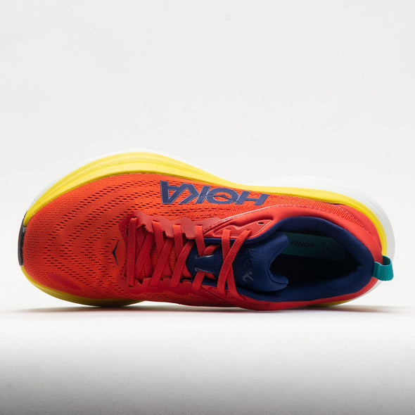 HOKA Bondi 8 Men's Red Alert/Flame