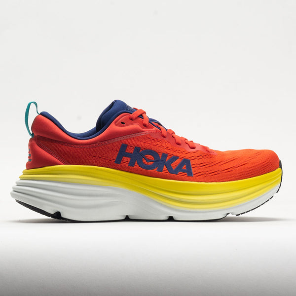 HOKA Bondi 8 Men's Red Alert/Flame