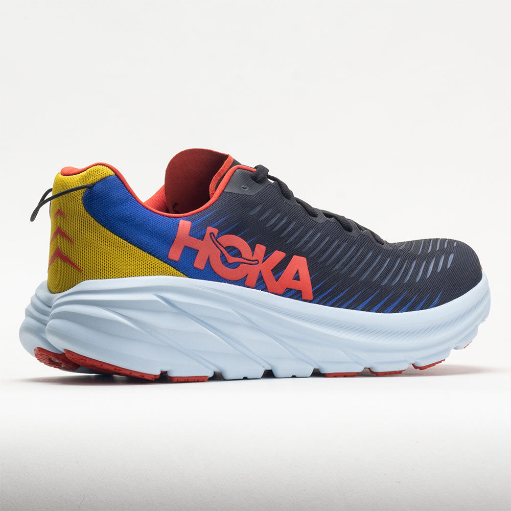 HOKA Rincon 3 Men's Black/Dazzling Blue – Holabird Sports