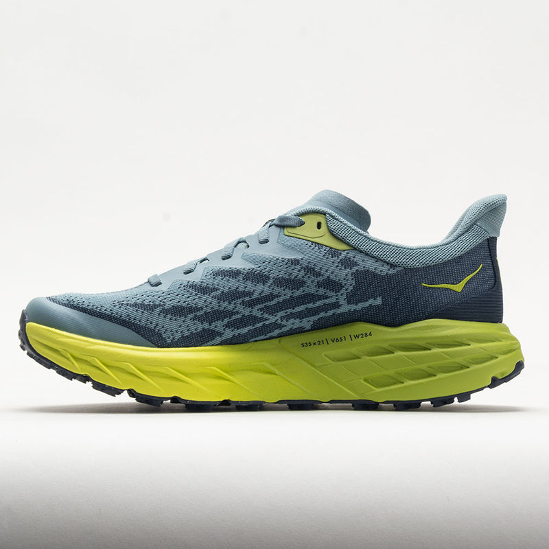 HOKA Speedgoat 5 Men's Stone Blue/Dark Citron