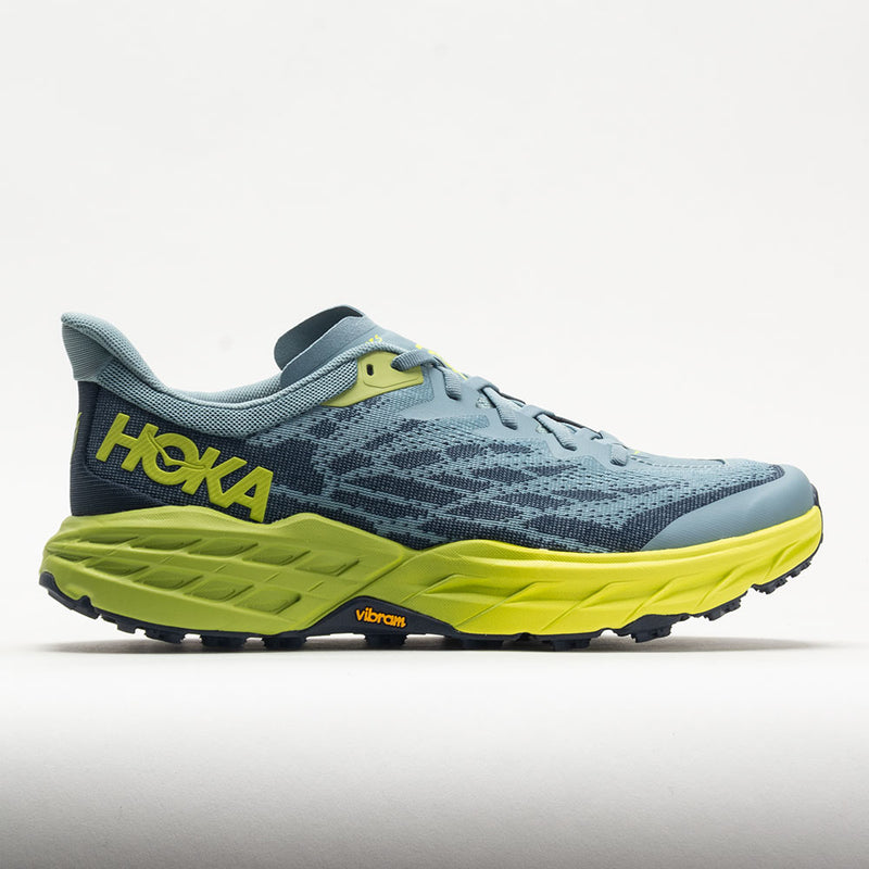 HOKA Speedgoat 5 Men's Stone Blue/Dark Citron