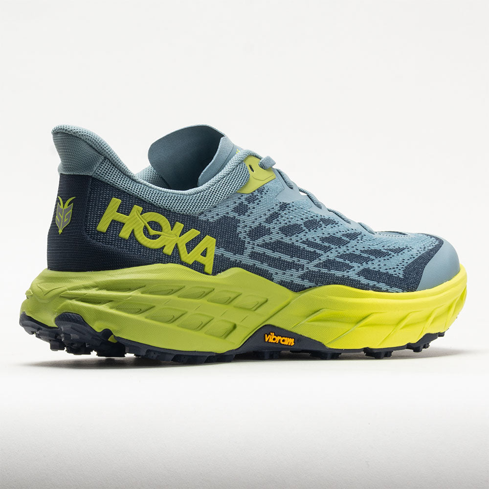 HOKA Speedgoat 5 Men's Stone Blue/Dark Citron – Holabird Sports