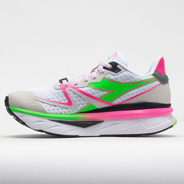 Diadora Atomo v7000 Women's White/Green Fluo/Pink Fluo