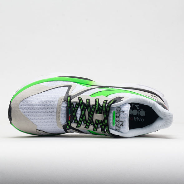 Diadora Atomo v7000 Men's White/Green Fluo/Black