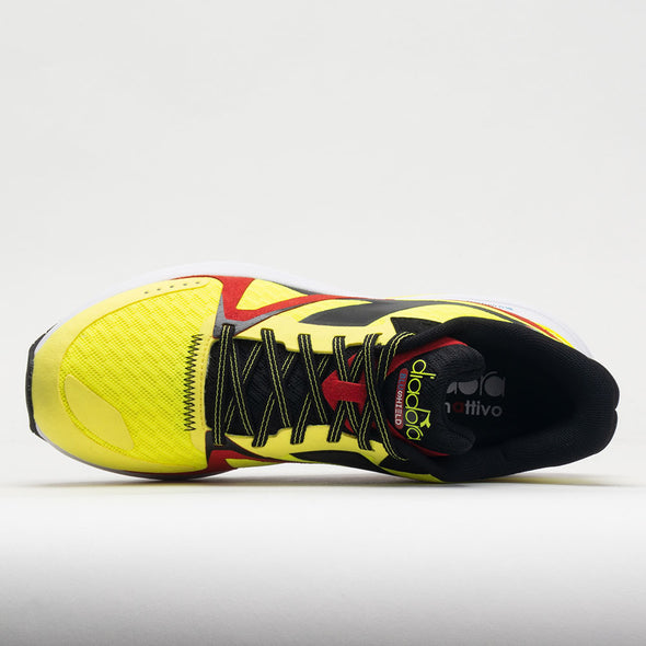 Diadora Mythos Blushield 8 Vortice Men's Yellow Fluo/Black/Fiery Red