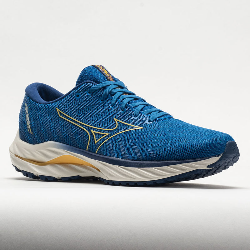 Mizuno Wave Inspire 19 Men's Snorkel Blue/Pale Marigold