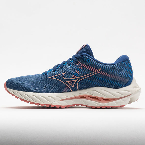 Mizuno Wave Inspire 19 Women's Blue Quartz/Peach Bud
