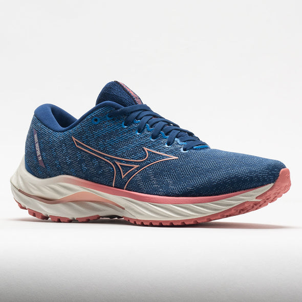 Mizuno Wave Inspire 19 Women's Blue Quartz/Peach Bud