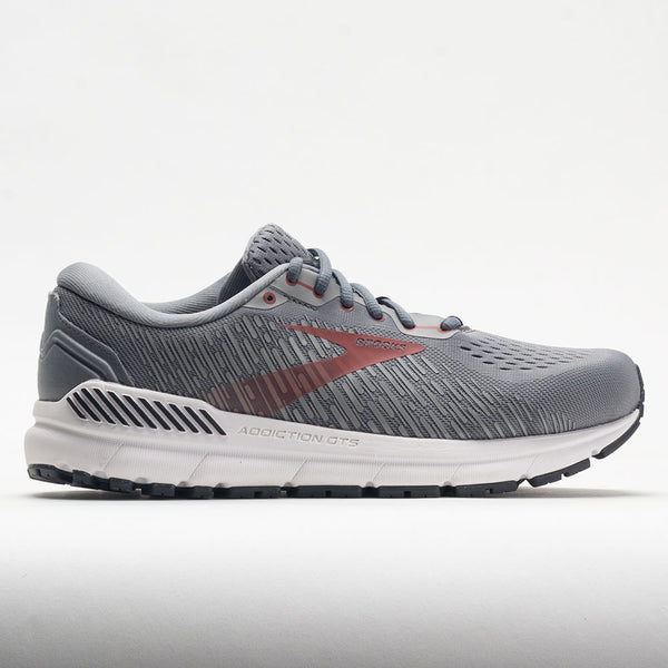 Brooks Addiction GTS 15 Men's Grey/Ebony/Chili Oil