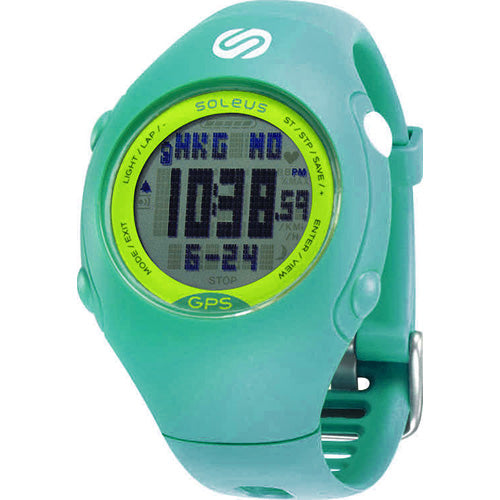Soleus Mini GPS Teal/Lime