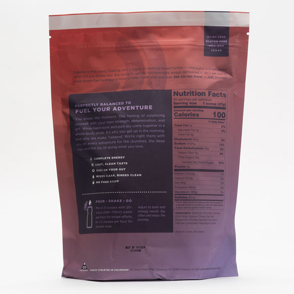 Tailwind Caffeinated Endurance Fuel Drink 50-Servings