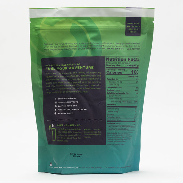 Tailwind Caffeinated Endurance Fuel Drink 50-Servings