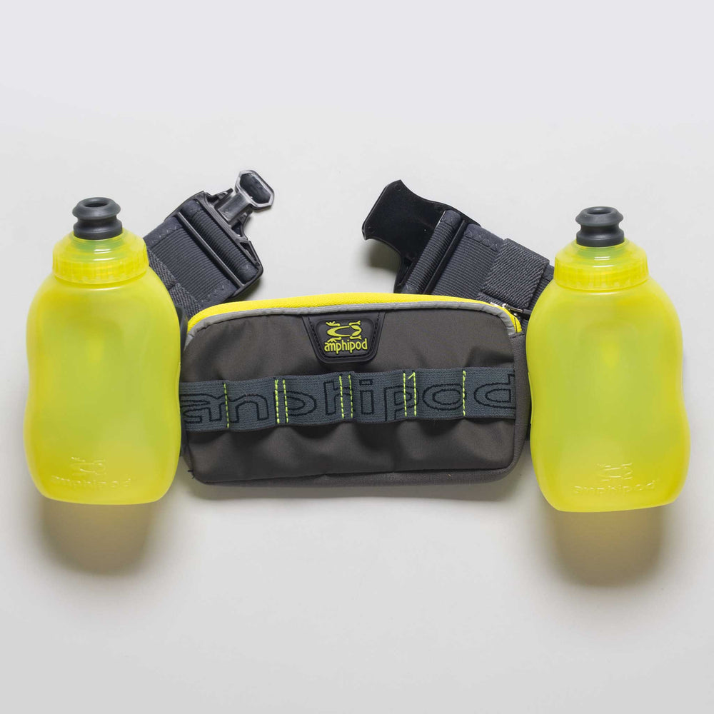 Cinturón De Hidratación Amphipod RunLite Xtech 2 Plus Para Running - Con Botellas De 10 Oz Y Bolsillo Para Smartphone